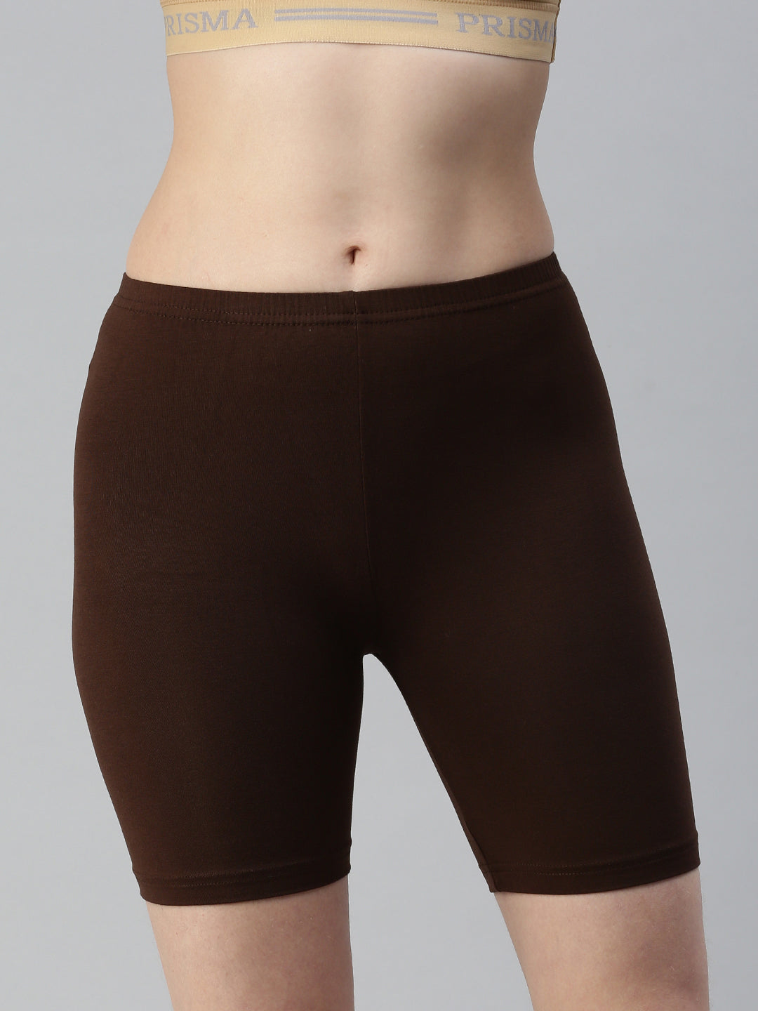 Prisma-Yoga Shorts-Brown_image_View01