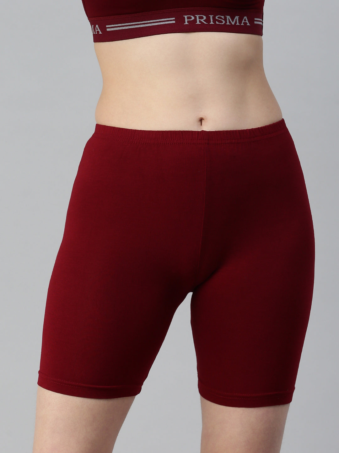 Prisma-Yoga Shorts-Frenchwine_View1