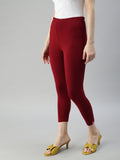 Prisma Cuff Length Leggings – Frenchwine – View3