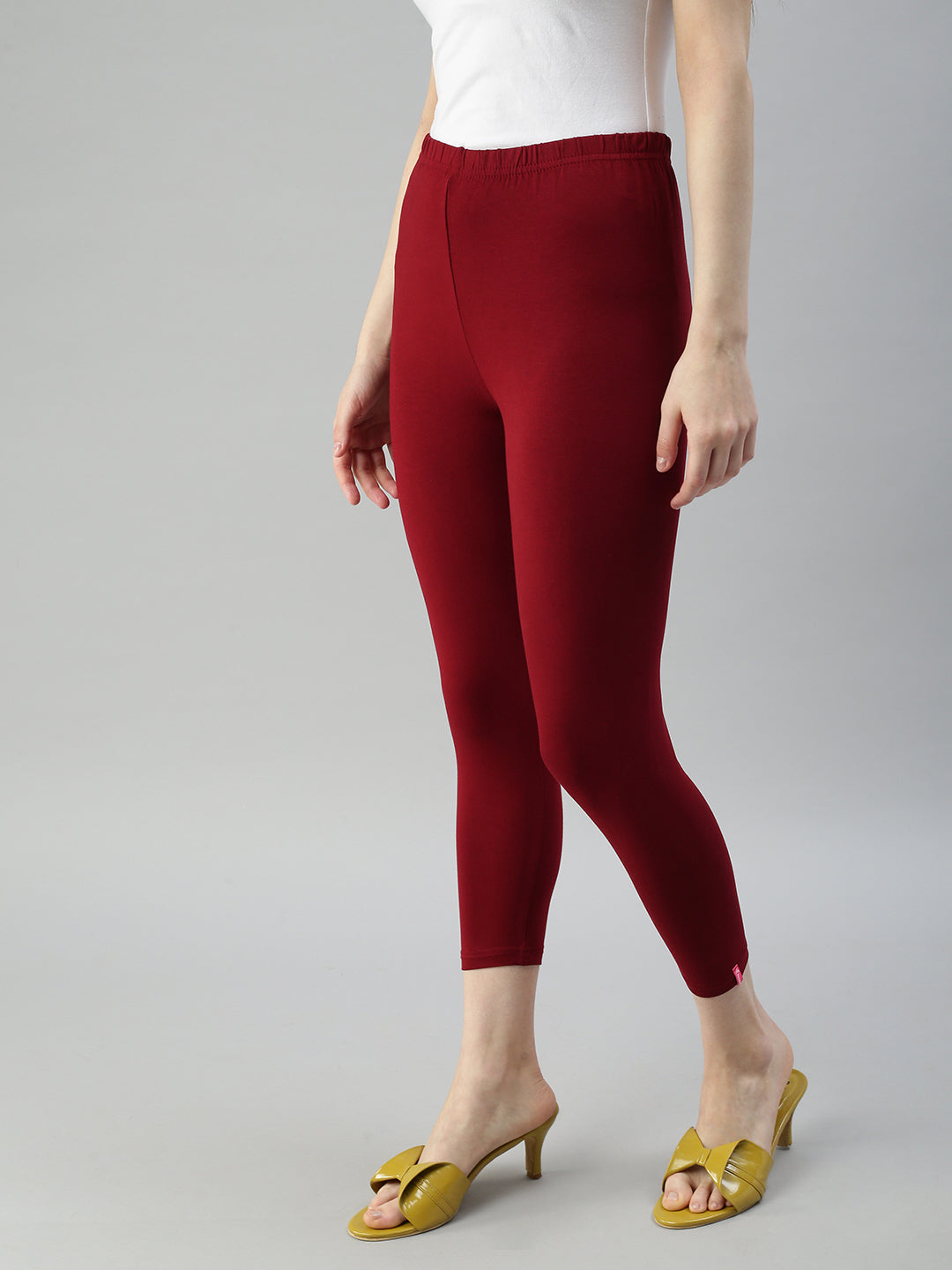 Prisma Cuff Length Leggings – Frenchwine – View3