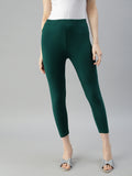 Prisma  Cuff length leggings bottle green View 1