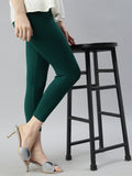 Prisma  Cuff length leggings bottle green View 5