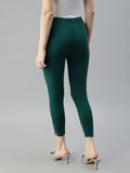 Prisma  Cuff length leggings bottle green View 8