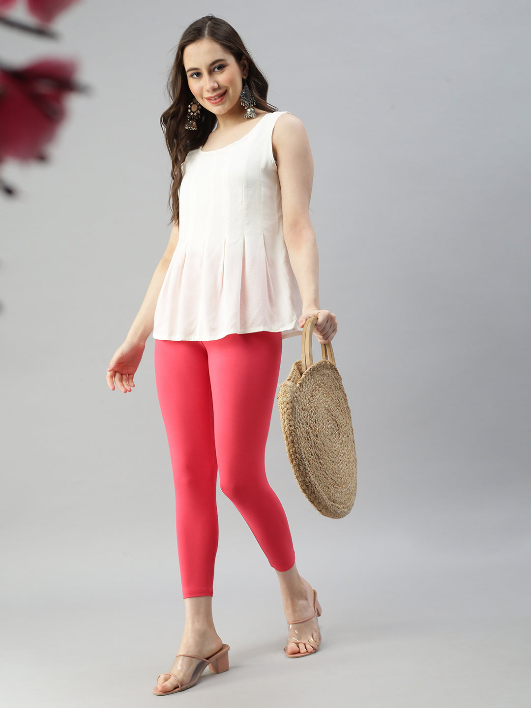 Prisma_Cuff_length_leggings_coral_ view1