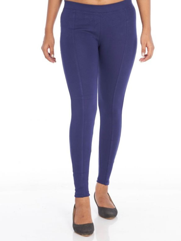 Frenchtrendz | Buy Frenchtrendz Modal Spandex Ink Blue Ankle Leggings Online