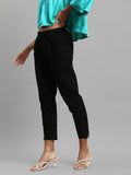 Prisma | Woven Kurti Pant-Black Fashion Wears