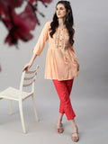Prisma | Woven Kurti Pant-Coral Fashion Wears
