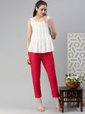 Prisma | Woven Kurti Pant-Strawberry Fashion Wears