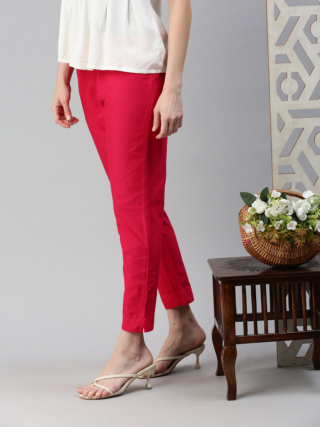 Prisma | Woven Kurti Pant-Strawberry Fashion Wears