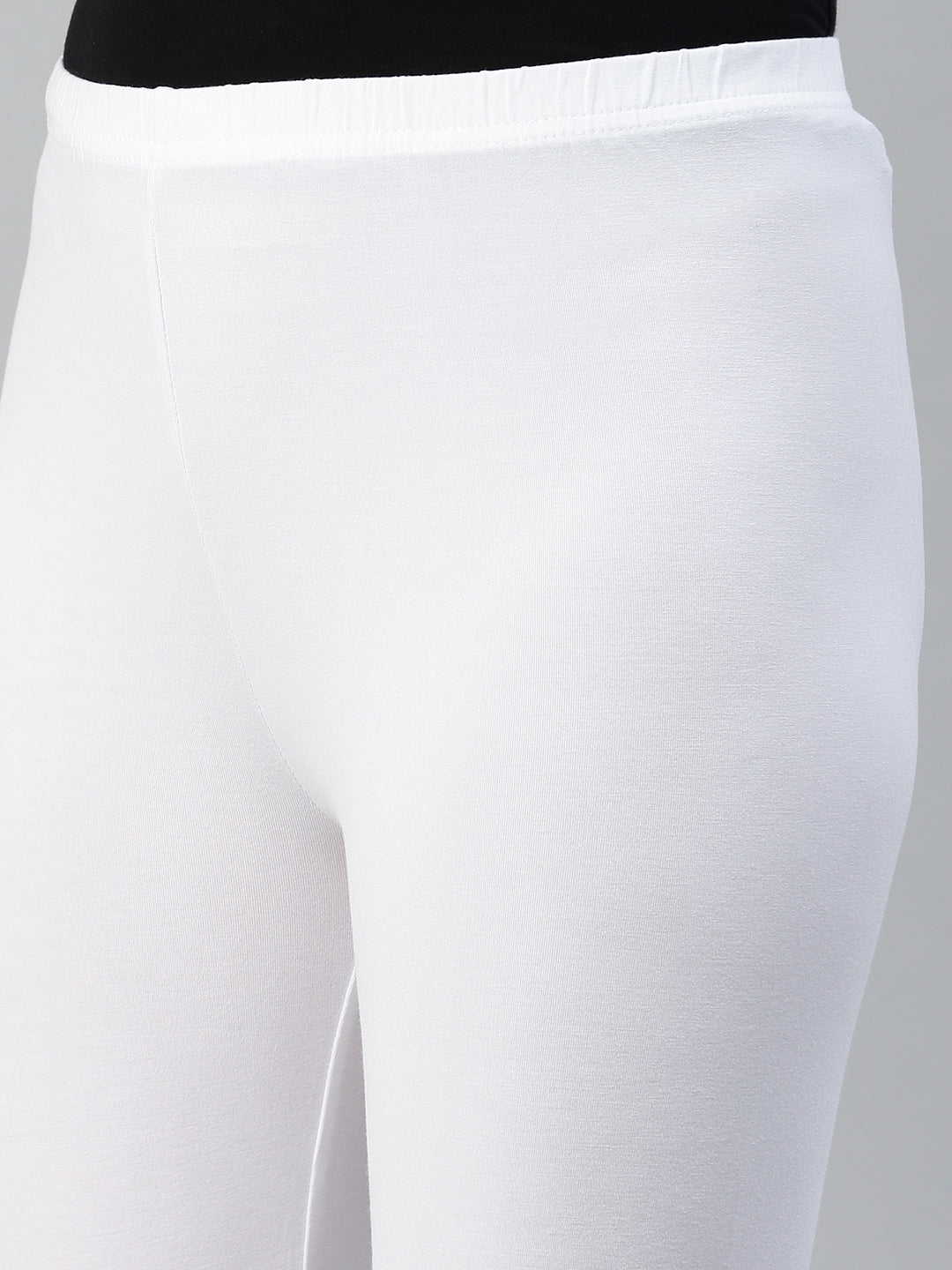 Prisma Cuff Length Leggings – White – View 5
