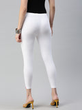 Prisma Cuff Length Leggings – White – View 6
